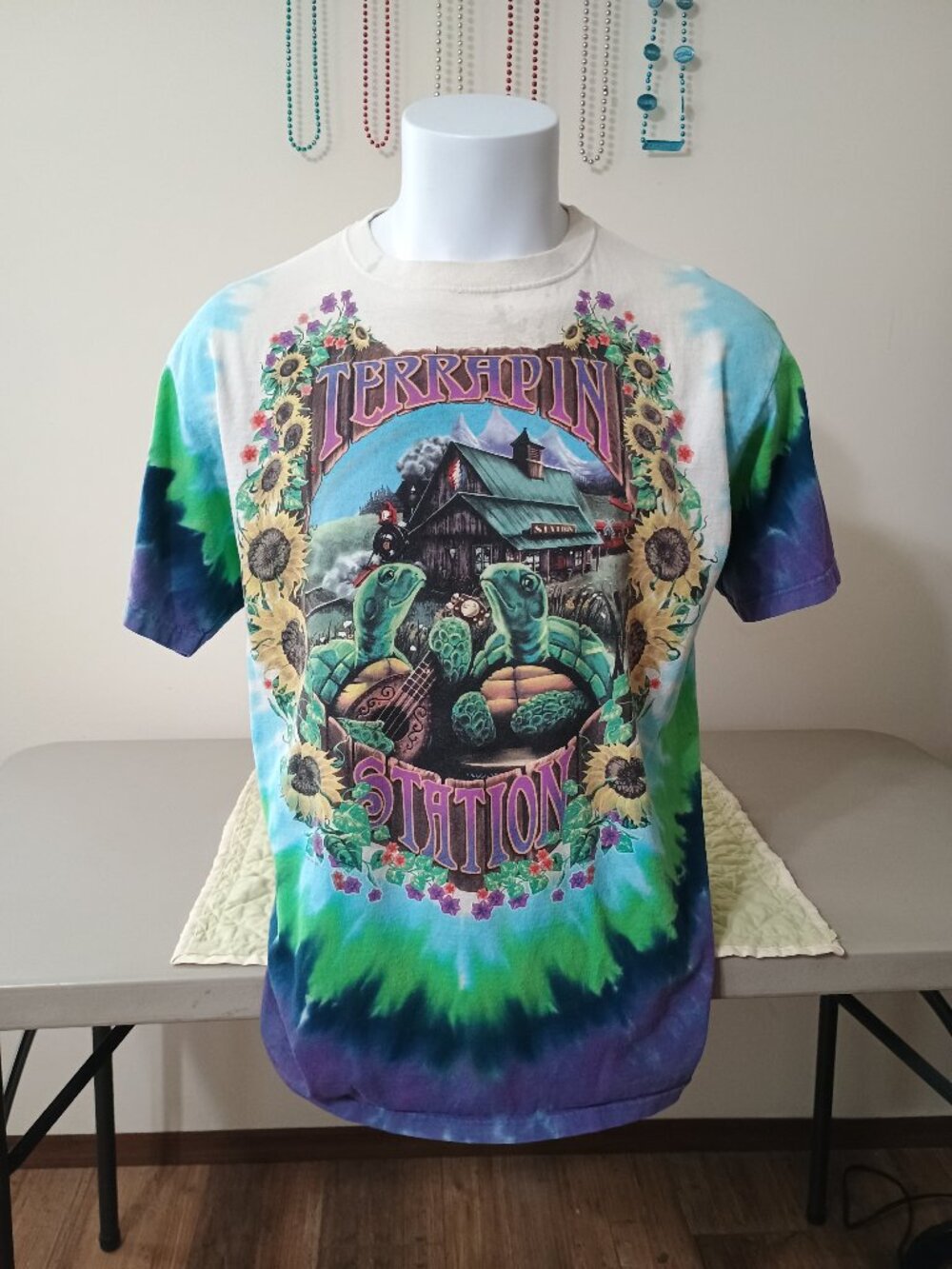Vintage Grateful Terrapin Station Tie-Dye T-Shirt Sz. Large